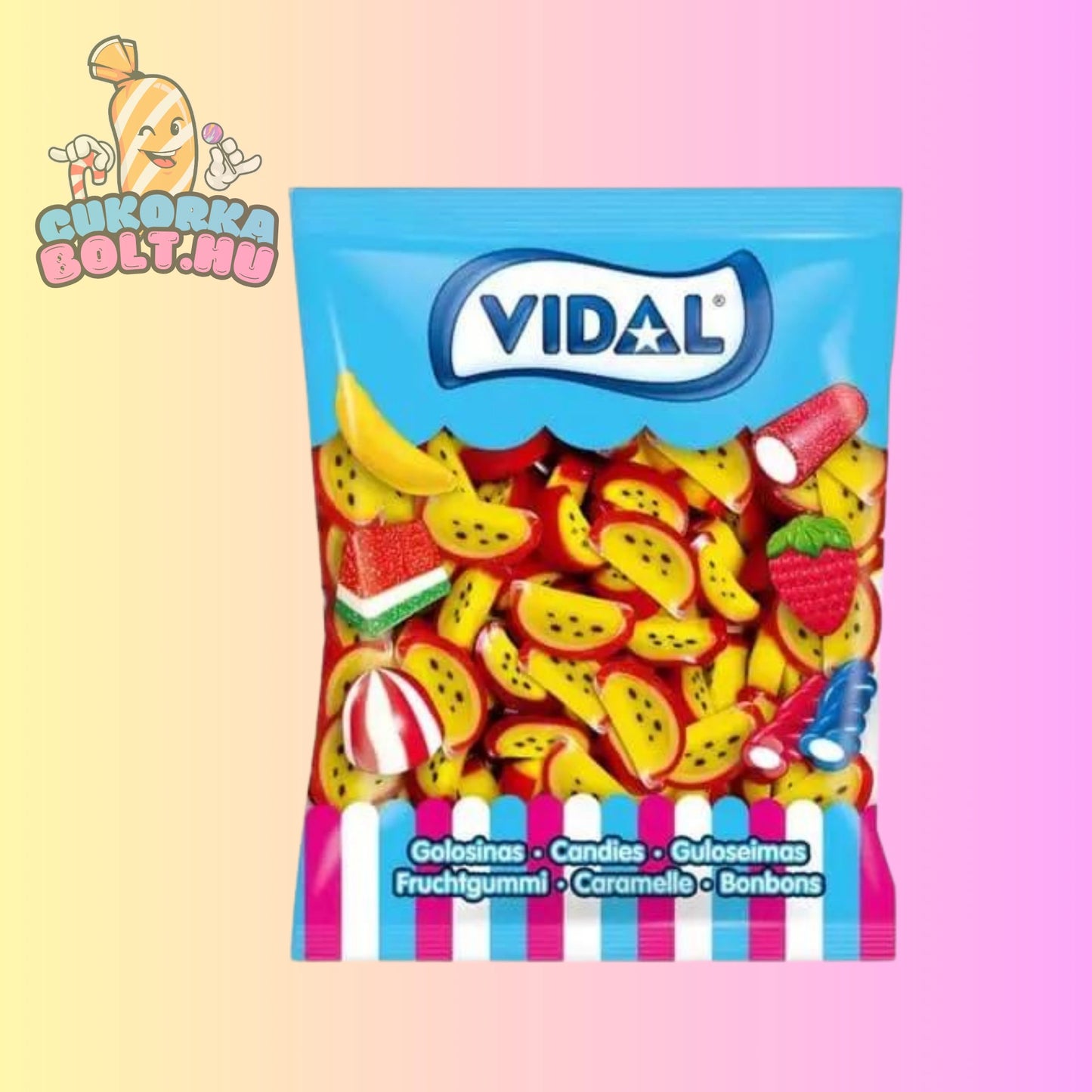 vidal maracuja gumicukor 1kg